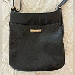 Tommy Hilfiger signature black crossbody bag